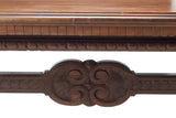 Antique Dining Table, Large Italian Renaissance Revival, Trestle, 104" L, 1800s