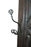 Antique Hall Tree, French Gothic Revival, Oak, Carved, MIrror, 19th C, 1800s!! - Old Europe Antique Home Furnishings