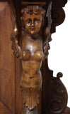 Antique Jardinere, Italian, Renaissance Revival Mirrored, Crest, Cornice, 1800s! - Old Europe Antique Home Furnishings