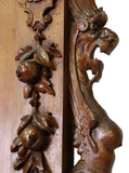 Antique Jardinere, Italian, Renaissance Revival Mirrored, Crest, Cornice, 1800s! - Old Europe Antique Home Furnishings
