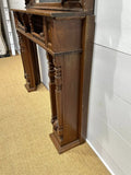 Antique Mantle, Victorian, Two Piece, Fireplace, w/ Mirror. 84 1/2"H, 19th C.! - Old Europe Antique Home Furnishings