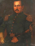 Antique Oil Painting, 1754, Portrait of French Indian General, 18th C, 1700s! - Old Europe Antique Home Furnishings
