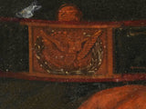 Antique Oil Painting, 1754, Portrait of French Indian General, 18th C, 1700s! - Old Europe Antique Home Furnishings