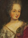 Antique Oil Paintings, Portraits, (2) French Noble Females, 16th / 17 Century!! - Old Europe Antique Home Furnishings