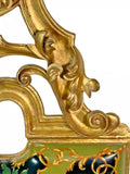 Antique Painted Mirror, Florentine / Venetian, Giltwood, Wall Mirror, 1920s Era! - Old Europe Antique Home Furnishings