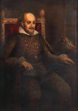 Antique Portrait Painting, Extraordinary of Shakespeare With Mechanical Eyes!