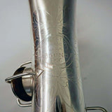 Antique Saxophone, C-Melody saxophone, by Conn, Silver Plate Finish, Vintage
