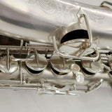 Antique Saxophone, C-Melody saxophone, by Conn, Silver Plate Finish, Vintage