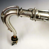 Antique Saxophone, C-Melody saxophone, by Conn, Silver Plate Finish, Vintage
