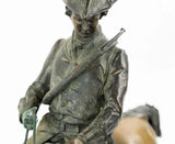 Antique Sculpture, Bronze, Pierre-Jules Mene 'The Huntsman', Statue, 1800s!! - Old Europe Antique Home Furnishings