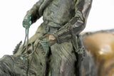 Antique Sculpture, Bronze, Pierre-Jules Mene 'The Huntsman', Statue, 1800s!! - Old Europe Antique Home Furnishings