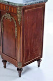 Antique Server, French, Bronze Mounted, Marble Top, Mirrored Door, C. 1900's!