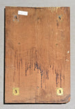Antique Shield Plaque, The Bradley House, Authentic English, Brass, Oak, 1928!! - Old Europe Antique Home Furnishings