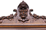 Antique Sideboard, Finely Carved, Fr. Henri II Style, Walnut , 121.5" H, 1800s! - Old Europe Antique Home Furnishings