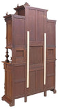 Antique Sideboard, Finely Carved, Fr. Henri II Style, Walnut , 121.5" H, 1800s! - Old Europe Antique Home Furnishings