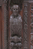 Antique Sideboard, Monumental, English Gothic, Elizabethan Revival, Carved Oak!!