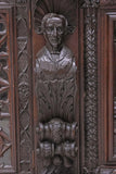 Antique Sideboard, Monumental, English Gothic, Elizabethan Revival, Carved Oak!!