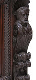 Antique Sideboard, Monumental, English Gothic, Elizabethan Revival, Carved Oak!!