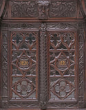 Antique Sideboard, Monumental, English Gothic, Elizabethan Revival, Carved Oak!!