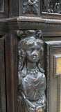Antique Sideboard, Renaissance Revival Style, Carved, Walnut, 108.5 Ins .L!! - Old Europe Antique Home Furnishings