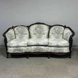 Antique Sofa and Chair Set, Art Nouveau attrib to KARPEN, Carved, 1900s-E. 1900s