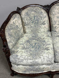 Antique Sofa and Chair Set, Art Nouveau attrib to KARPEN, Carved, 1900s-E. 1900s