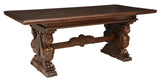 Antique Table, Fine Italian Renaissance Revival, Walnut, Carved, Early 1900's! - Old Europe Antique Home Furnishings