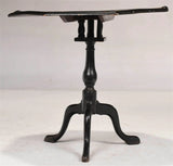 Antique Tea Table, Tilt Top, George III Sty, Paint Decorated, Octagonal, 1700s! - Old Europe Antique Home Furnishings
