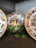 Antique Transferware Ceramic Dishes, Various Detailed Scenes, Set of 8!