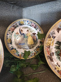 Antique Transferware Ceramic Dishes, Various Detailed Scenes, Set of 8!