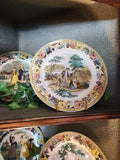 Antique Transferware Ceramic Dishes, Various Detailed Scenes, Set of 8!