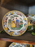Antique Transferware Ceramic Dishes, Various Detailed Scenes, Set of 8!