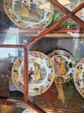 Antique Transferware Ceramic Dishes, Various Detailed Scenes, Set of 8!
