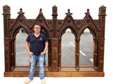 Antique Wood Panels, Large, Palace Antique Gothic, Backdrop, Vintage / Antique! - Old Europe Antique Home Furnishings
