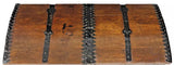 Antique Coffer, Storage Chest English, Iron-Strapped, Oak, Dome-Topped, 1800s! - Old Europe Antique Home Furnishings