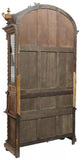 Antique Secretary, Bookcase, Fine French Henri II Style, Carved Oak, 1800's!