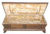 Antique Cassone, Large, Italian Renaissance Style, Carved, Walnut 18th C. 1700s! - Old Europe Antique Home Furnishings
