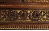 Armoire, Monumental, French Rena. Revival, Carved, Mirrored 96”, 1800's! - Old Europe Antique Home Furnishings