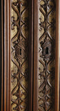 Armoire, Monumental, French Rena. Revival, Carved, Mirrored 96”, 1800's! - Old Europe Antique Home Furnishings
