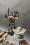 Battleship Model, Fiberglass, Wood Deck, Very Large, 110 Inches, Vintage, Decor! - Old Europe Antique Home Furnishings
