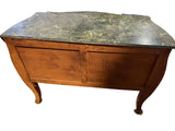 Bombe Commode, French, Louis XV Style, Verde Marble Top, 1900's, Vintage! - Old Europe Antique Home Furnishings