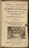 Book, 1684 Dutch, Council of Trent Cath. Chu. Pope Pius IV, Julius III Antwerp!