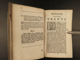 Book, 1684 Dutch, Council of Trent Cath. Chu. Pope Pius IV, Julius III Antwerp!