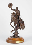 Bronze Sculpture, 5/16, Mike McFarland (1947- ), Cowboy - Circa 1890, 1986! - Old Europe Antique Home Furnishings