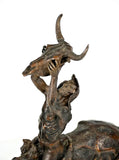 Bronze Sculpture, After Buck McCain, "Prayer to the Healing Spirit", 33.5" H!