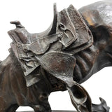 Bronze Sculpture, After Frederic Remington, "Wicked Pony", Lg, (Amer. 1861-1909) - Old Europe Antique Home Furnishings