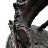 Bronze Sculpture, After Frederic Remington, "Wicked Pony", Lg, (Amer. 1861-1909) - Old Europe Antique Home Furnishings