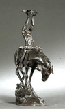 Bronze Sculpture, Signed, McCain, "The Prayer to the Healing Spirit", Horse,1988 - Old Europe Antique Home Furnishings