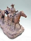 Bronze Sculpture, Western Covered Wagon Train, Horses, Signed Robert Clark #37!
