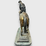 Bronze Statue, Vintage "Winner Circle" by Isidore Bonheur (Belgium, 1827-1901)!! - Old Europe Antique Home Furnishings